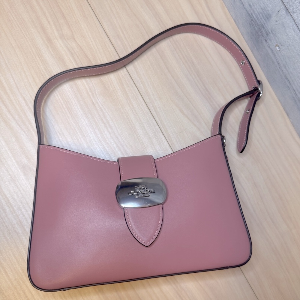 Coach NEW ELIZA Pink Shoulder Bag - Picture 8 of 15